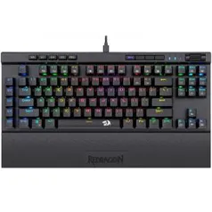 Teclado Mecânico Gamer Redragon K587 Magic-Wand Pro RGB, Switch Blue | R$383