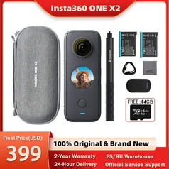 Câmera de Ação Insta360 ONE X2