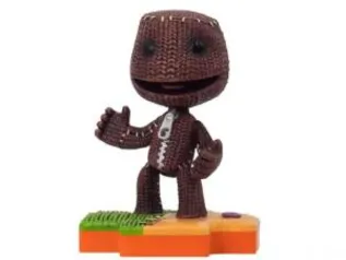 Boneco Colecionável Little Big Planet Sack Boy - 10,5cm Totaku