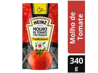 [App+Cashblack] Molho de Tomate Tradicional Heinz 340g