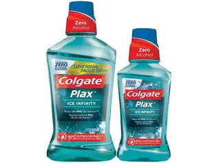 [Leve 3 pague 2] Kit Enxaguante Bucal Colgate Sem Álcool - 2 Unidades