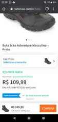 Bota Ecko Adventure Masculina- - Preto R$60