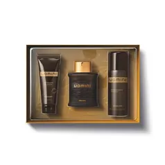 Kit Presente Uomini: Desodorante Colônia 100ml + Espuma de Barbear 200ml + Balm Pós-Barba 110g