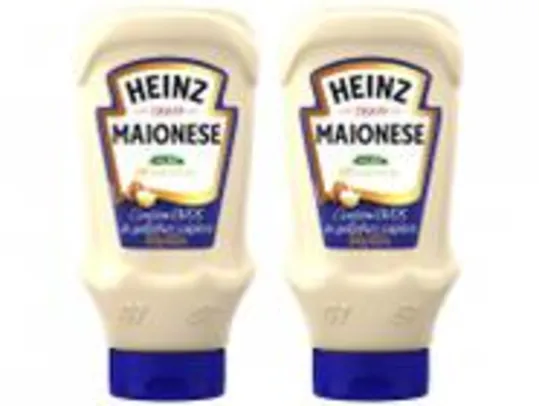 Kit 2 Unidades Maionese Tradicional Heinz 390g cada