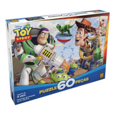 Quebra-Cabeça Toy Story - 60 Peças - Pixar | R$11