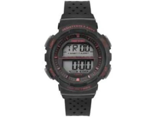 Relógio Masculino Mormaii Digital Esportivo - MO3650/8R Preto | R$ 96