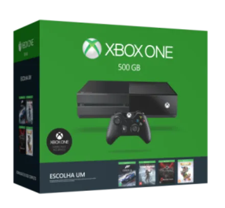 [Saraiva] Console Xbox One 500Gb  + jogo Grátis por 1376