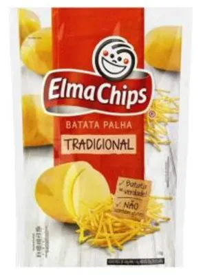 Batata Palha Tradicional Elma Chips Sachê 110g | R$2,99