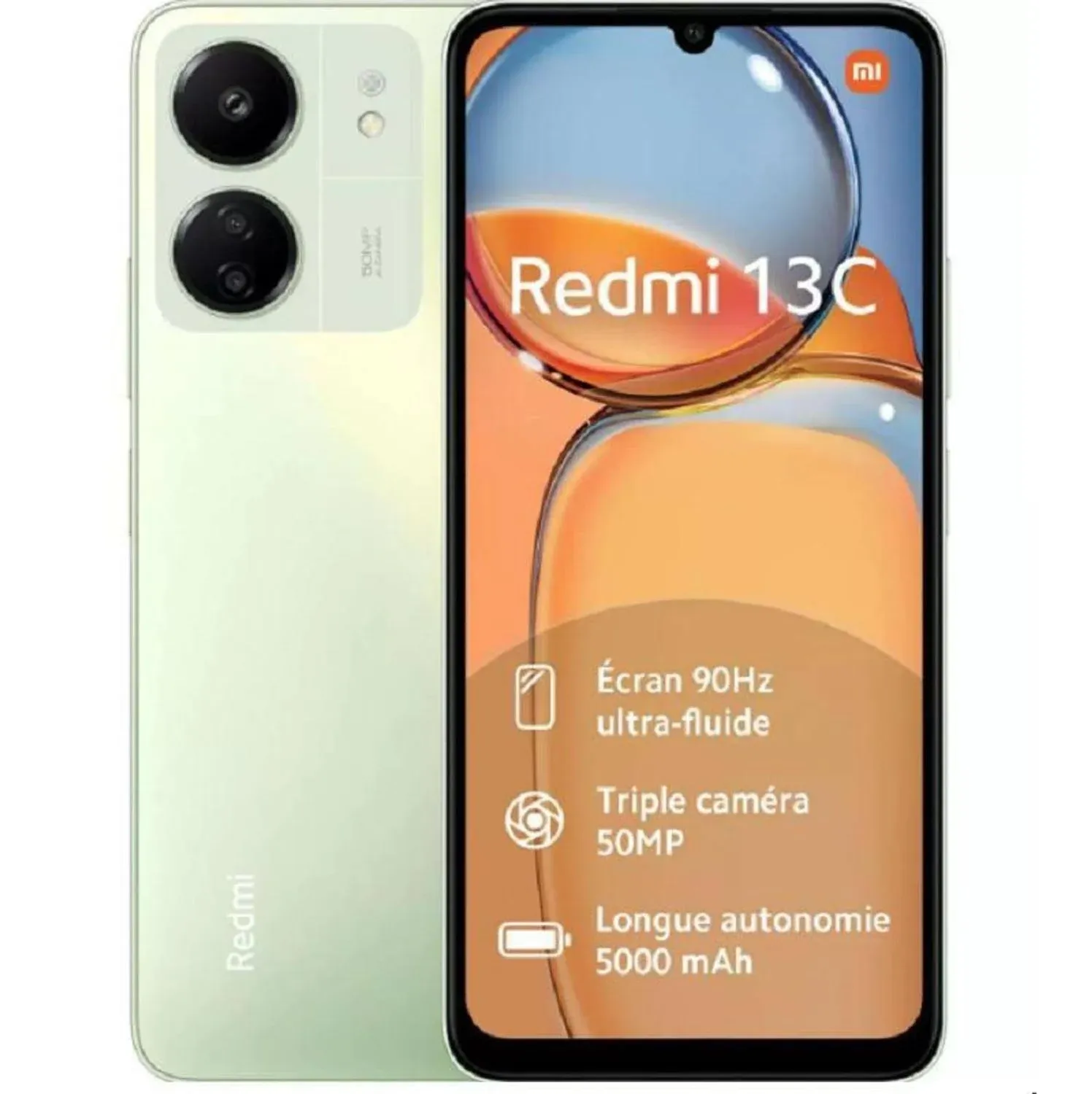 Imagem do produto Smartphone Xiaomi Redmi 13C, 8GB RAM, 256GB, Câmera Tripla De 50MP, Tela HD+ De 6.74, Verde