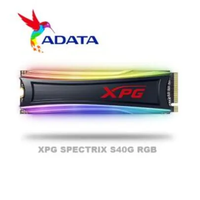Adata xpg spectrix s40g rgb pcie gen3x4 m.2 2280 512gb | R$ 439