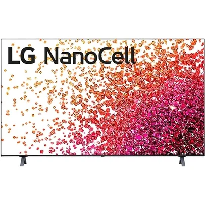 Smart TV LG 50" 4K NanoCell 50NANO75 3x HDMI 2.0 Inteligência Artificial Thinqai Smart Magic Google Alexa