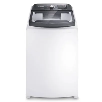 Foto do produto Máquina De Lavar Electrolux 18kg Branca Premium Care Com Cesto Inox e Sem Agitador (LEI18)