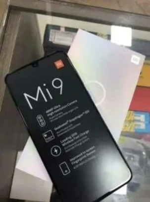 Smartphone Xiaomi Mi 9 128GB 6GB RAM Preto | R$2.372