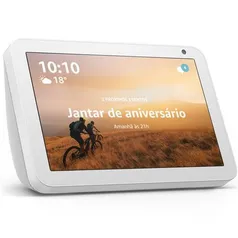 Smart Speaker Tela 8" Amazon Echo Show 8 com Alexa - Branco | R$656