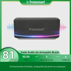 [466 moedas R$408,92] Caixa som bluetooth Tronsmart Mega Pro 60w portátil