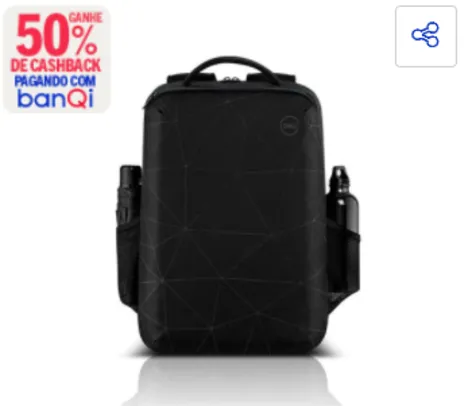 [R$ 89,50 BanQi] Mochila para Notebook Dell Essential 15,6"