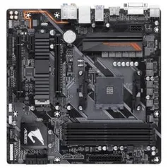 Placa-mãe Gigabyte Aorus B450 Aorus M, AMD AM4, mATX, DDR4 | R$ 760