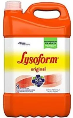 Desinfetante Bruto Lysoform 5L R$34,85