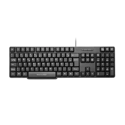 Teclado USB TC213 Multilaser Preto