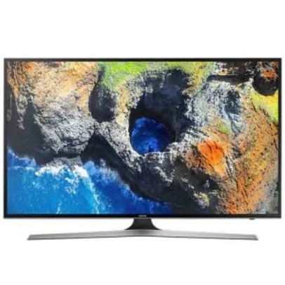 Smart TV Samsung LED 65" UltraHD 4K UN65MU6100GXZD