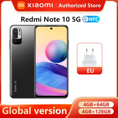 Global Version Xiaomi Redmi Note 10 5g Nfc 4gb 128gb Smartphone