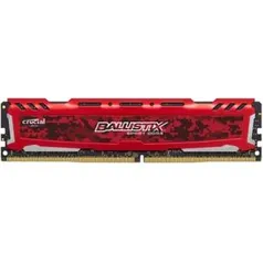 Memória Crucial Ballistix Sport LT 16GB 2400Mhz DDR4 CL16 Red​