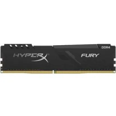 Memória HyperX Fury, 4GB, 2400MHz, DDR4, CL15, Preto - HX424C15FB3/4