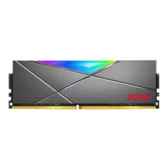 Memória DDR4 XPG Spectrix D50, 8GB, 3200Mhz, RGB, Gray, AX4U32008G16A-ST50 | R$ 279