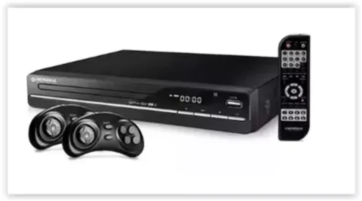 DVD Player Mondial D 21 com Função Game e Karaokê Loi