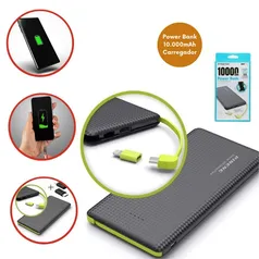 Carregador Portátil Pineng Power Bank 10.000mah IPhone V8 - AliExpress 