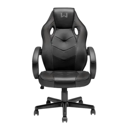 [AME R$559] Cadeira Gamer com Função Basculante  Preta Warrior GA182