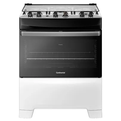 Fogão 5 Bocas com Forno 88,6 Litros FC5IB Continental