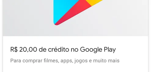 Assine qualquer plano no Google One e ganhe R$20,00