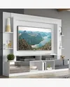 Imagem do produto Rack C/ Painel Tv 65 Portas C/ Espelho Oslo Multimóveis Branco
