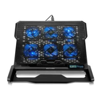 Base para Notebook Multilaser Hexa com 6 Coolers até 17´ - AC282 | R$117