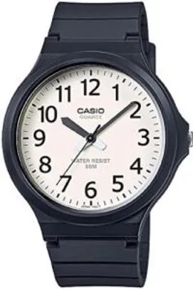 Saindo por R$ 96: Relógio Masculino Casio Analógico Mw2407Bvdf - Preto | R$ 96 | Pelando