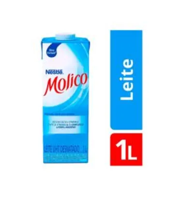 [APP + OURO + CASHBACK] Leite Molico 1 litro | R$ 2,77
