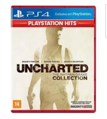 Jogo Uncharted The Nathan Drake Collection Hits - PS4 | R$45