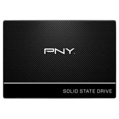 SSD PNY CS900, 240GB, Sata III, Leitura 535MBs e Gravação 500MBs | R$ 219
