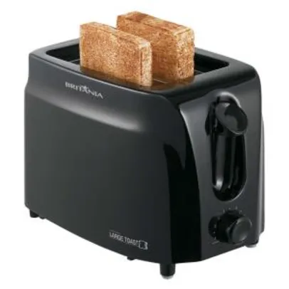 Torradeira Britânia Large Toast Preta 750W - R$48