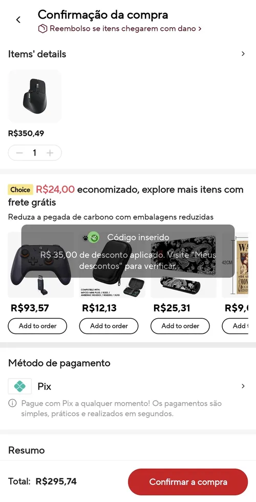 Imagen na descrição da promoção