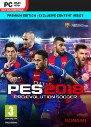 Pro evolution Soccer 2018 Premium Edition Pc - R$108
