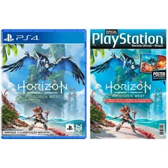 Jogo Horizon Forbidden West - Ps4 + Revista Pôster Playstation - Horizon Forbidden West