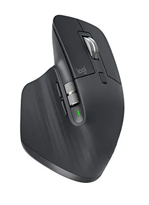 Mouse sem fio Logitech MX Master 3 com Sensor Darkfield para Uso em Qualquer Superfície, Conexão USB