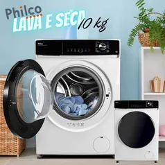 Lava e Seca 16 Programas Eco Inverter Philco 10 kg Branca PLS11B | R$2.507