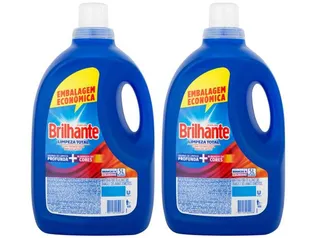 Kit Sabão Líquido Brilhante Limpeza Total - 5L 2 Unidades