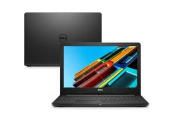 Notebook Dell Inspiron i15-3567-A30P Intel Core 7ª i5 4GB | R$1.901