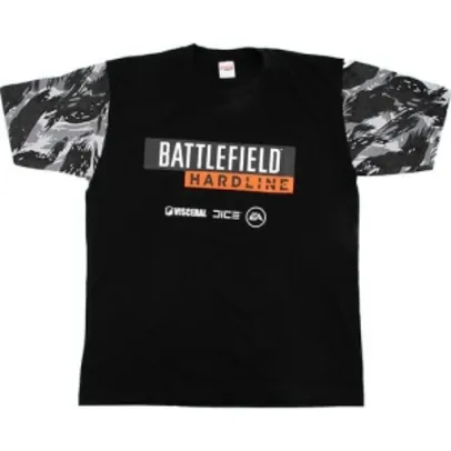 [Submarino] - Camiseta Battlefield Hardline Gola Preta - R$10