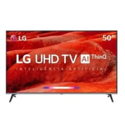 Smart TV 50" LG ThinQ AI 4K 50UM7510 | R$1.754