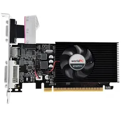 Placa De Vídeo Pcyes Nvidia Geforce GT 210, 1GB, Wpc Gt210-1g-16sp, HDMI, DVI E VGA